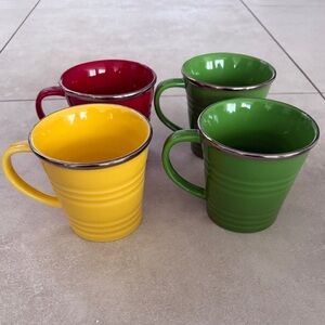 Starbucks Coffee Mugs circa 2007 set of 4
